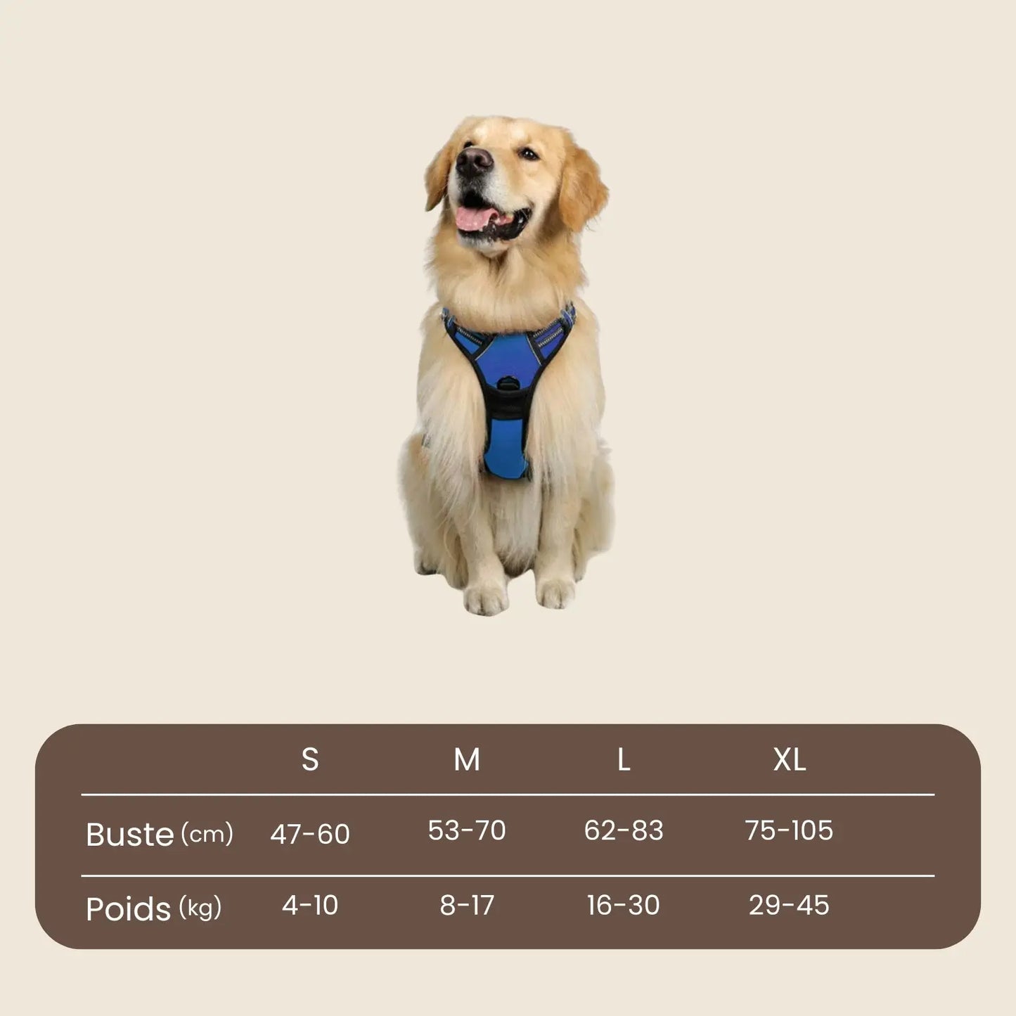 Harnais pour chien Woofiz