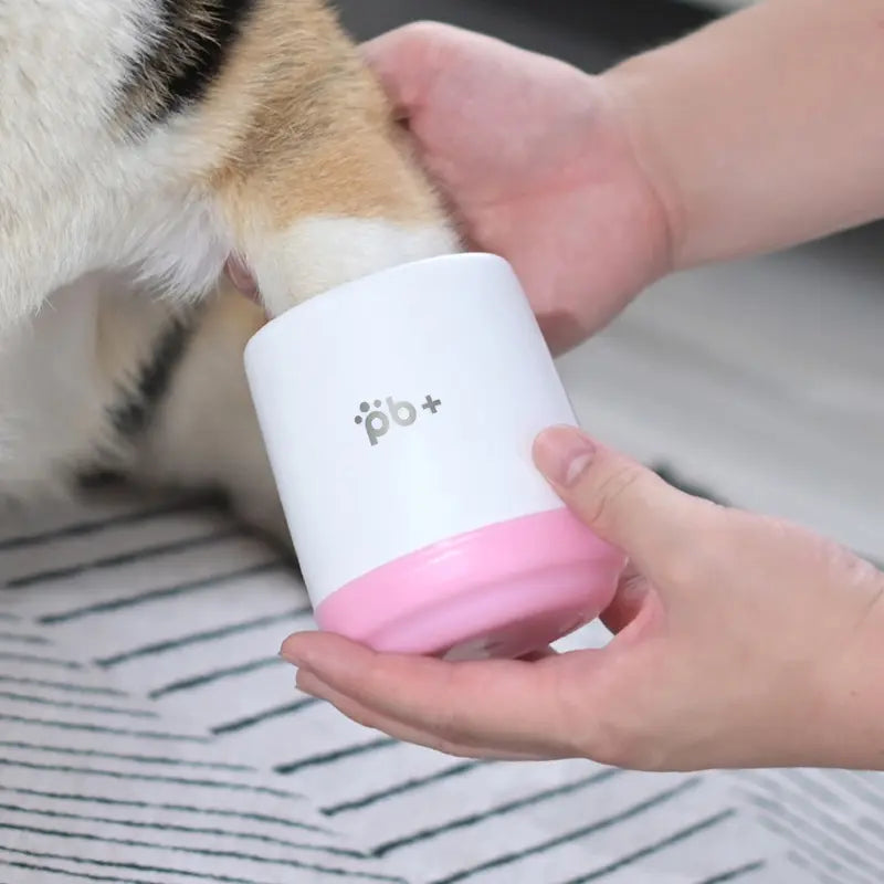 Lave-pattes pour chien Woofiz