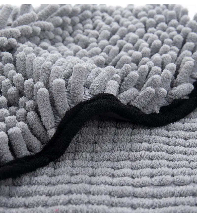Serviette de bain ultra-absorbante pour chien Woofiz